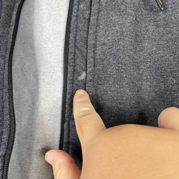 Arcteryx Womens Slim‎ Fit Full Zip Hoodie Jacket Cotton Gray Activewear Size S - Picture 9 of 16